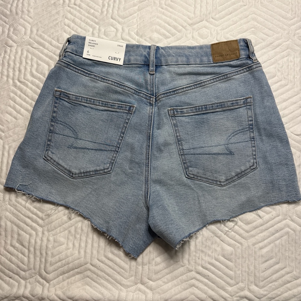 American Eagle Light Blue Jean Shorts